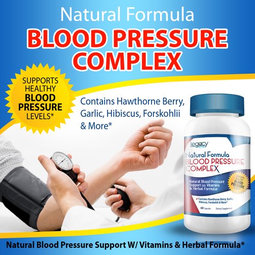 High Blood Pressure Pills To Lower Blood Pressure Naturally Wniacin Hawthorne Berry Forskohlii Garlic Vitamins B 6 B 12 C Supplement Fights